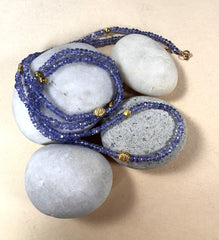 Faceted Tanzanite Gem Beads