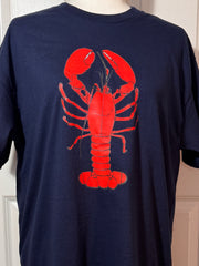 Navy Blue Lobster Tee