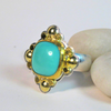 Turquoise Shield Ring
