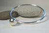 Sterling Silver Mooring Ball on Sterling Silver Bangle Bracelet-Elizabeth Prior