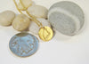 22k Gold Stamped State of Maine Necklace