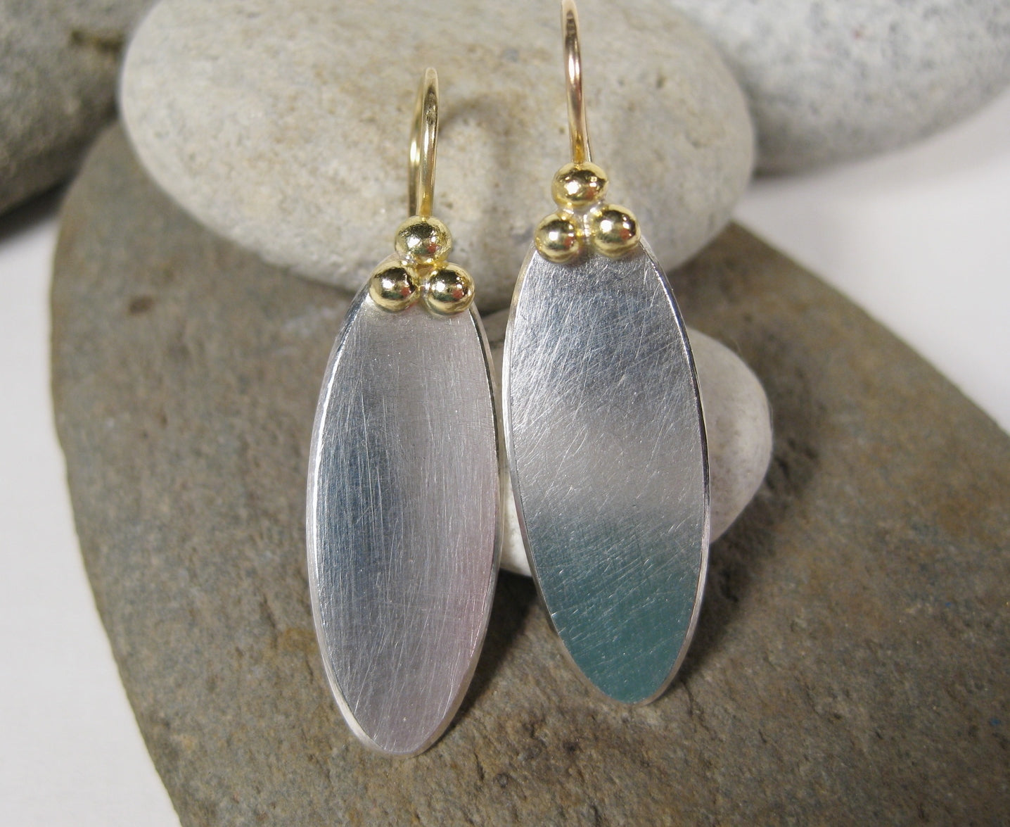 Oval Drop Earrings