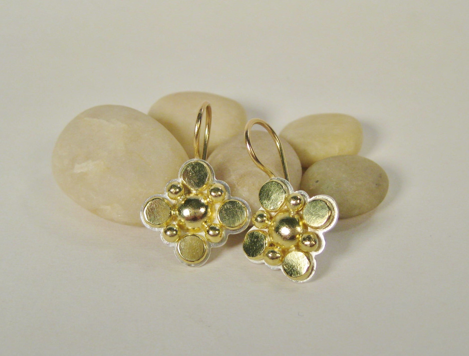 Gold Quatrefoil Earrings