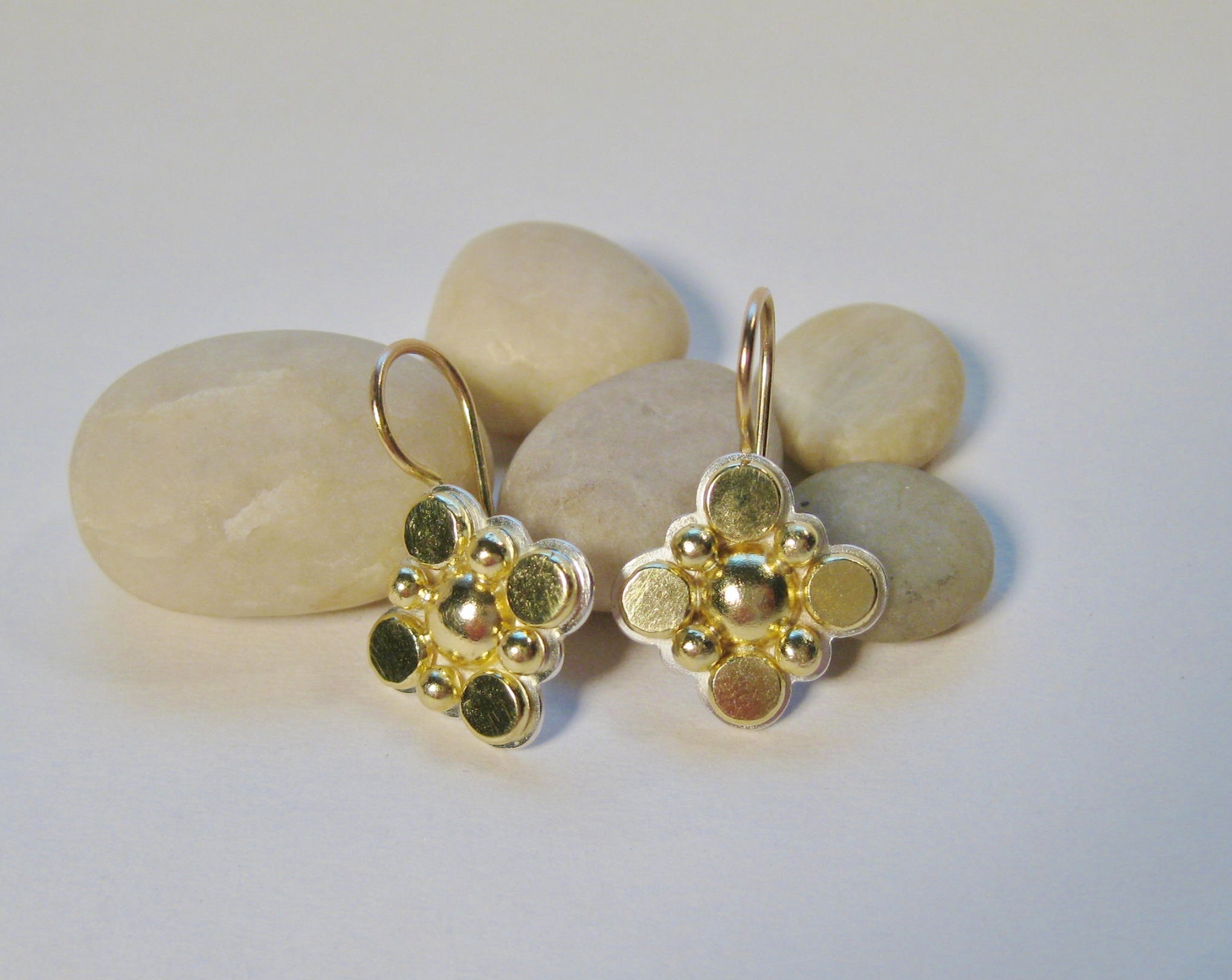 Gold Quatrefoil Earrings