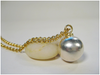 Silver and Gold Mooring Ball pendant