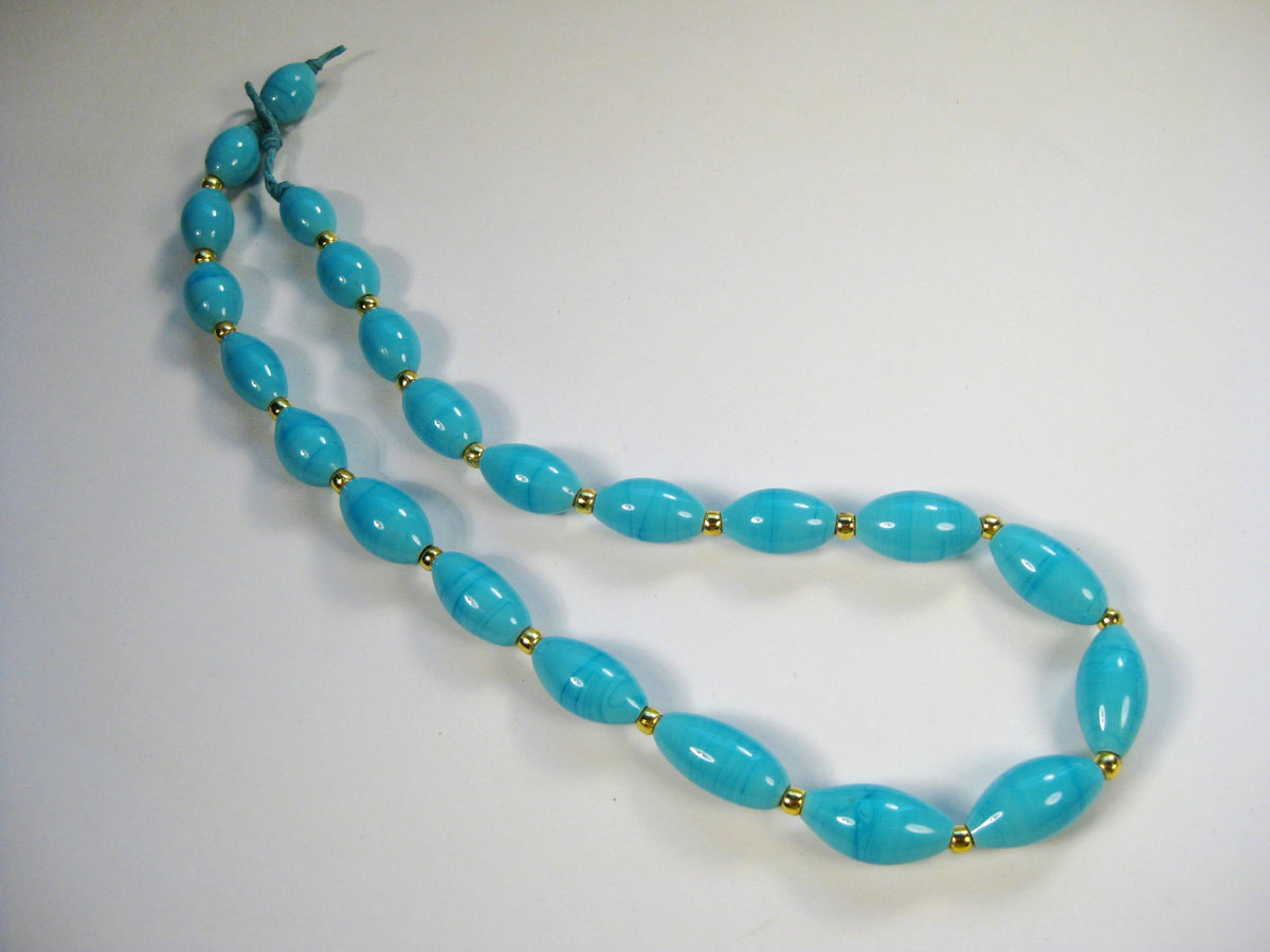 Handmade Turquoise Glass Beads