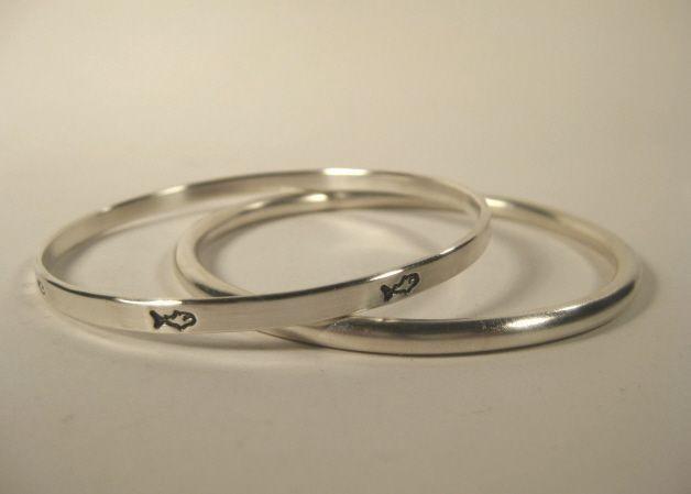 Fish Bangle Bracelet-Elizabeth Prior