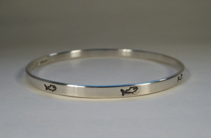 Fish Bangle Bracelet