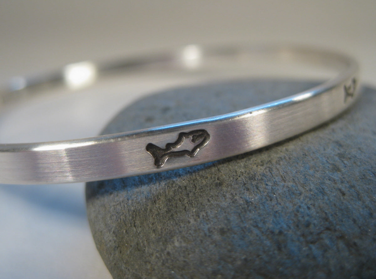 Fish Bangle Bracelet