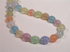 Pastel Melon Bead Necklace-Elizabeth Prior