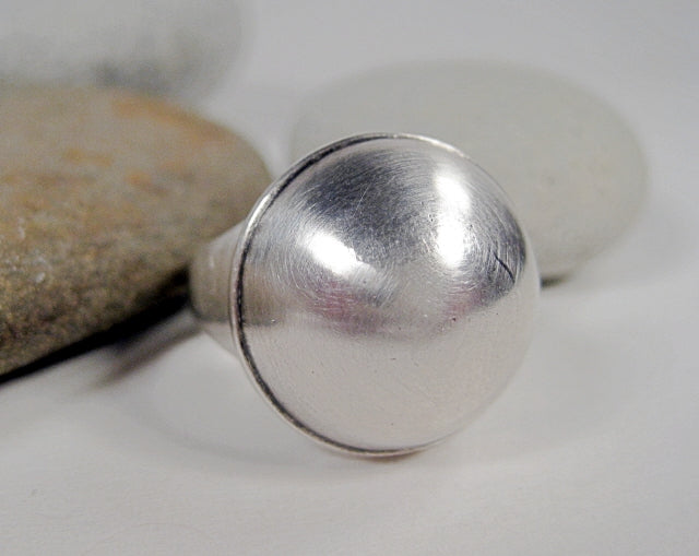 Sterling Silver Dome Ring