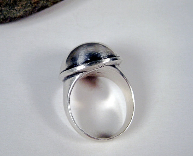 Sterling Silver Dome Ring