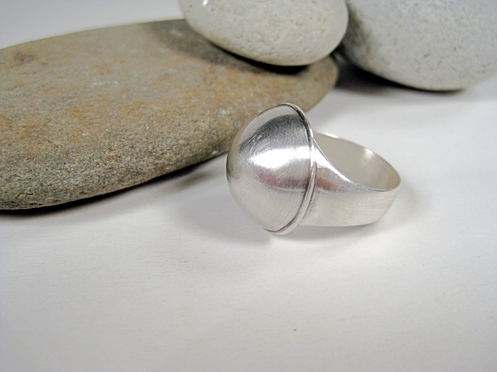 Sterling Silver Dome Ring