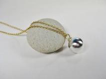 Sterling Silver Mooring Ball Charm on Chain-Elizabeth Prior