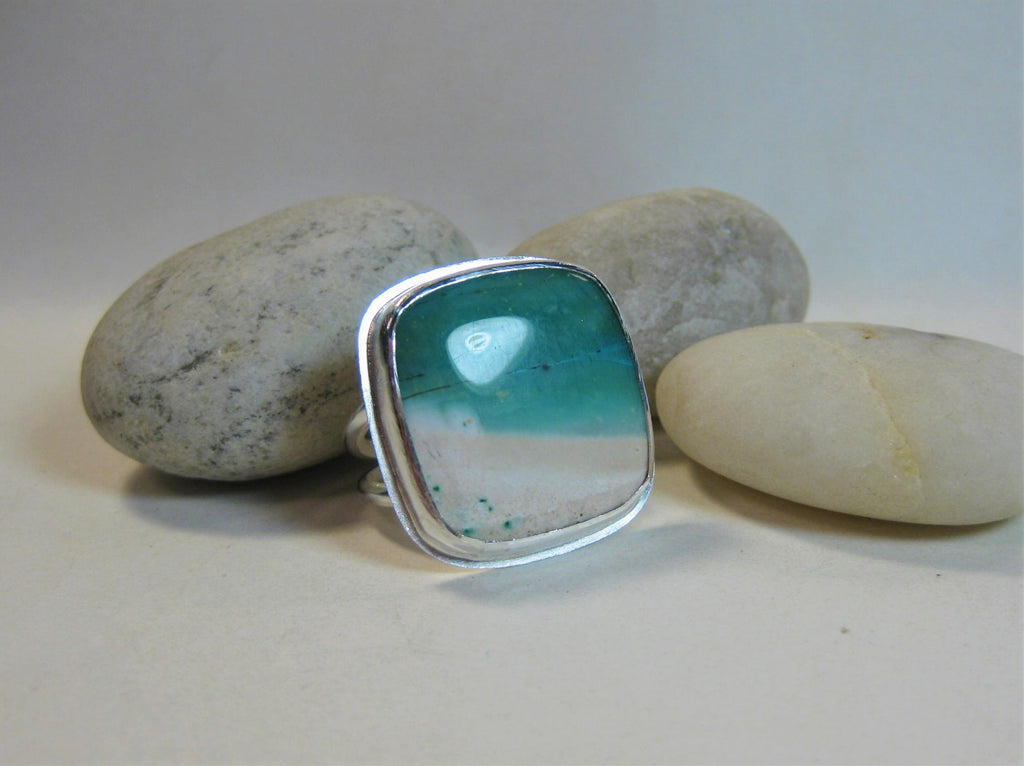Wood Opal Ring