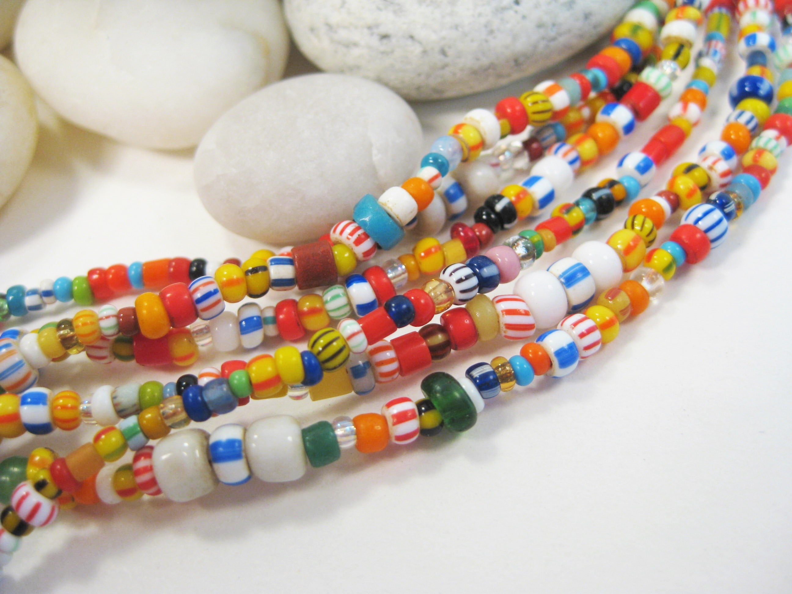 Glass Christmas Beads